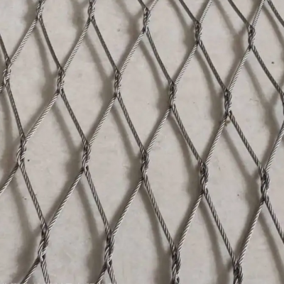 Stainless Steel Wire Cable Net Rope Mesh for Stair Railing Balustrade Zoo Aviary Fence