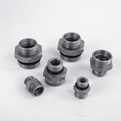 Hydraulic Transition Fitting, American Standard 1CO & 1DO Series Threaded Hydraulic Oil Tube Straight Fitting, Stainless Steel photo-5