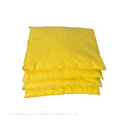 Hazmat Chemical Absorbent Pillow For Spill Control Unknown Liquid Meltblown Non-woven Fabric Block photo-1