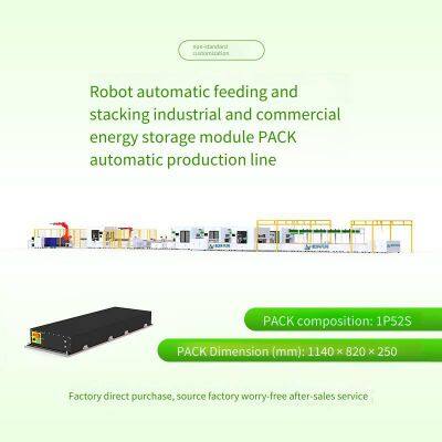 Square Lithium Battery Pack Production Line With Robotic Loading and Stacking, Fully Automated Production Line for Industrial and Commercial Energy Storage Modules photo-3