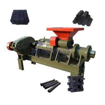 Small Scale Charcoal Briquette Making Machine Compressed Coal Industry Machines Automatic Extruder Production Line