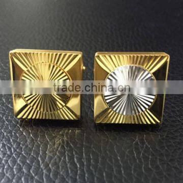 Romance Fashion Square Cufflink Brass Unusual Cufflinks