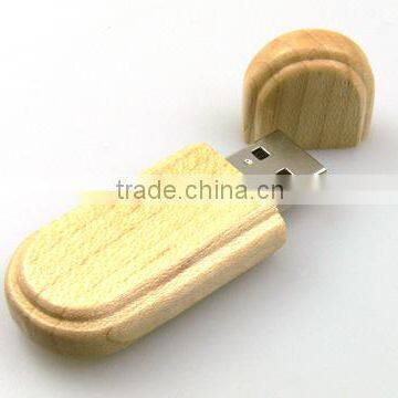 Eco Friendly Wooden Global Magnet Drive Wooden Finish USB photo-3