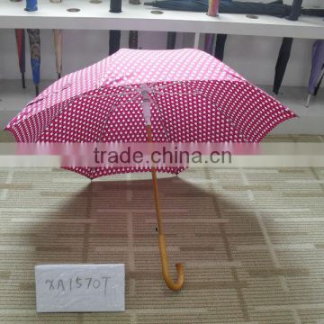 wooden handle stick umbrella