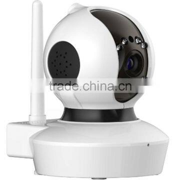 1MP ONVIF WPS P2P 64G TF Card Surveillance Robot Camera For Home Monitoring Office Monitor