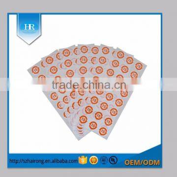 Custom Coated Paper Self Adhesive Number Stickers photo-6