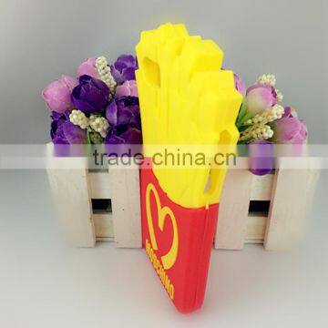Chips Cell Phone Case French Fries 3D Cute Cartoon Mobile Phone Silicone Case For IPhone4/4s/5/5s/6/6 Plus Factory Wholesale photo-3