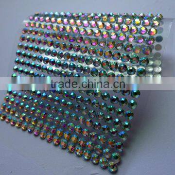 China wholesale 468pcs 5mm crystals self-adhesive rhinestone stickers