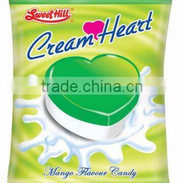 Cream Heart Mango candy