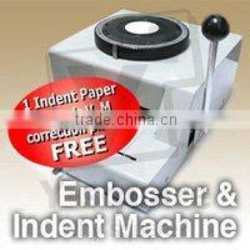 PVC Card Embosser machine