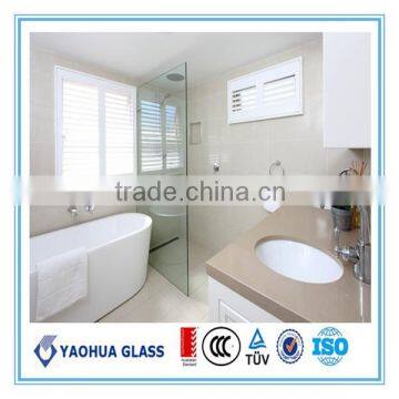 bathroom tempered glass door with CE, AS, ISO,CCC