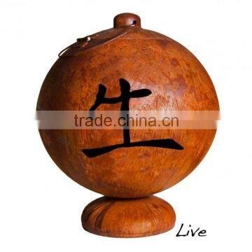 Globe Fire Pit/Fire Globe/Metal Sphere Fire Pit Ball/Outdoor Fire Pit/Garden Treasures Fire Pit photo-1