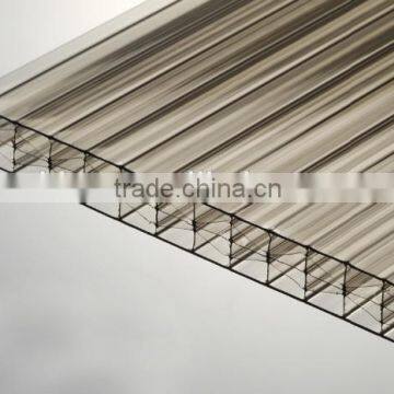 UV Coated Clear Hollow Polycarbonate Sheet/hollow Sun Panel for Building Material photo-5