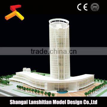 high level luxury office center architectural models with landscape