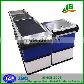 Supermarket Checkout Counter, Cash Register,Cashier Counter With Conveyor Belt