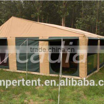 heavy duty camper trailer with tent