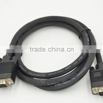 1M 3M 15 pin 3+6 VGA cable male to male high quality for computer monitor