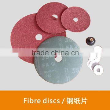 Fibre discs Aluminium oxide Zirconia oxide abrasive black silicon carbide cloth fibre paper backing