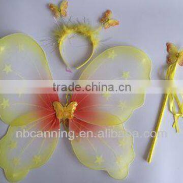 yellow fairy wing/ butterfly wings hot sale