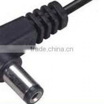 UL PVC cable dc power 90 degree plug