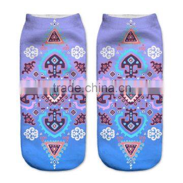 hot sale 3d digital full print colorful make your own socks