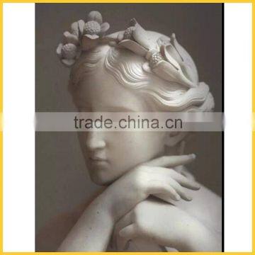 Hand Carved Natural Stone Bust Statue