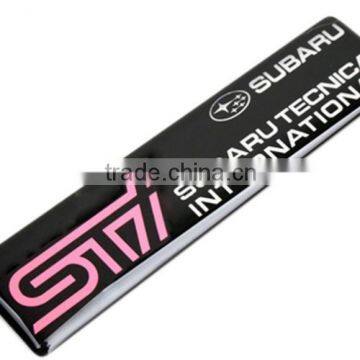 Custom Aluminum Sticker Custom Made Car Emblems Nameplate Brushed Aluminium Badge Car Emblems photo-4