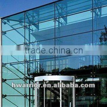 Tempered point-fixing glass curtain wall