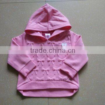 BSCI Passed China Factory Winter Fleece Overall Printed Baby Pullover Infant Hoody Lovely Baby Girls Sweatershirt photo-3
