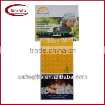 Customized promotional offset printed fridge magnet with notepad