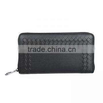 Customized leather purse men's long wallet wholesale