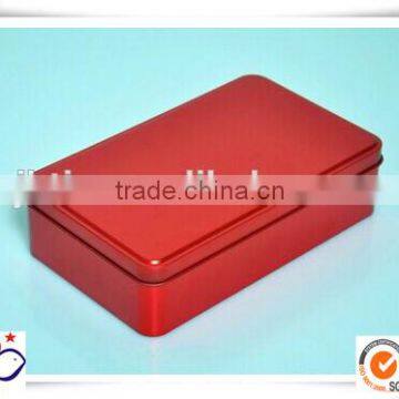 wedding tin box/decorative tin boxes/red wedding favor boxes