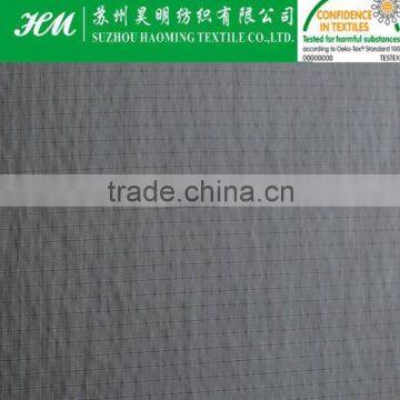 380t nylon black yarn ripstop mixed fabric