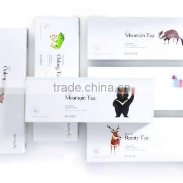 Oolong tea strip sleeve drawer paper box