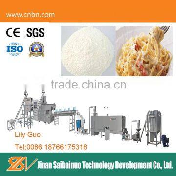 Adhesive modified starch processing line