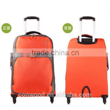 heavy load big size soft trolley bag long time usage