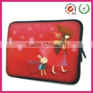 Premium quality Mother and son figure neoprene laptop sleeve (factory)