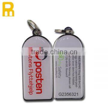 Custom Metal Key Chain With Custom Web Info and qr Code photo-6