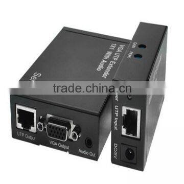 300m VGA Extender With Audio VGA UTP Extender 1x1 With Audio Over Cat5e/6 up to 300M With Power Supply photo-3