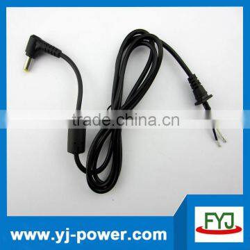 DC power cables wire, DC connector with 4.0*1.7 DC male to open connector plug