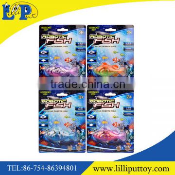 B/O flash swim fish toy with light