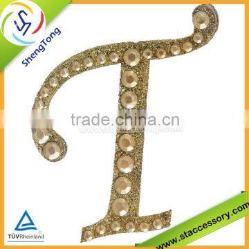 Unique Letter Shape Rhinestone Transfer Motif photo-2