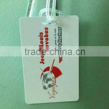 Personalized Luggage bag Tag with clear loop (M-PT342)