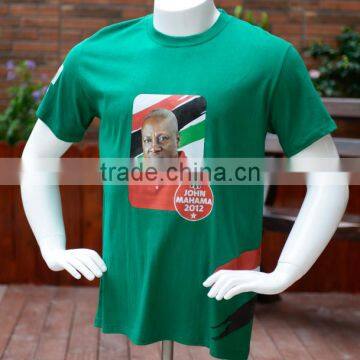 Cheap custom t shirt printing election plain t-shirt