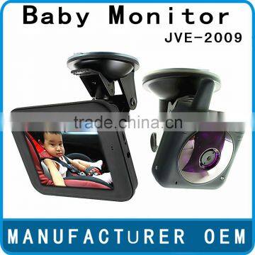 car baby video monitor 3.5 inches LCD screen Wireless Baby Monitor 2.4g wireless digital lcd baby monitor