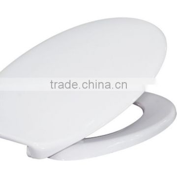 WC toilet seat cover with soft close and quick release