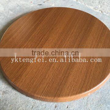 Werzalit Round dinning table for restaurant, cheap round wooden table for bar