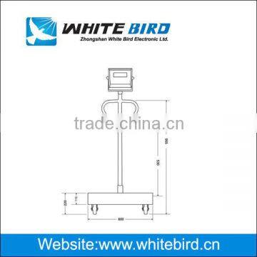 Platform Electronic Weighing With Universal Wheel 300KG photo-4