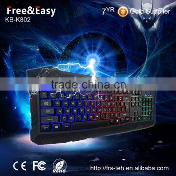 Cool LED Illuminated Ergonomic Backlit Gaming Keyboard Manufacturer Quality Choice photo-6