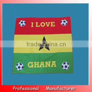 promotion football bandana,sports bandana,55*55cm polyester bandana